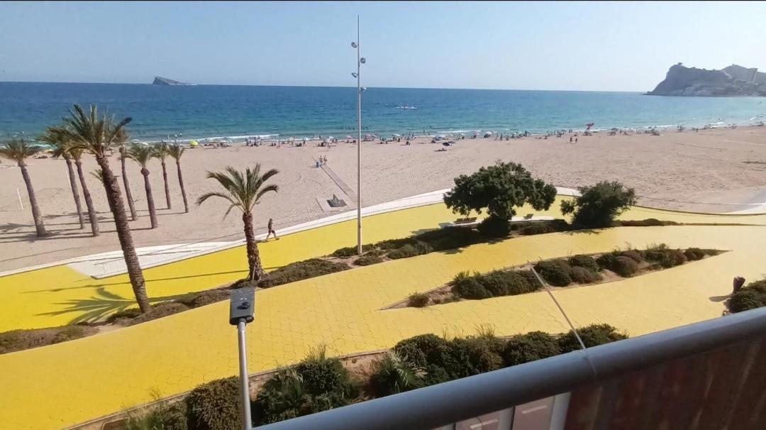 Apartamento Acapulco Luxe Piso 3 En 1A Linea Playa Poniente Benidorm Top Vistas Al Mar Espectaculares Y De Luxe Con Acceso A Piscina Y Garaje Privado Экстерьер фото